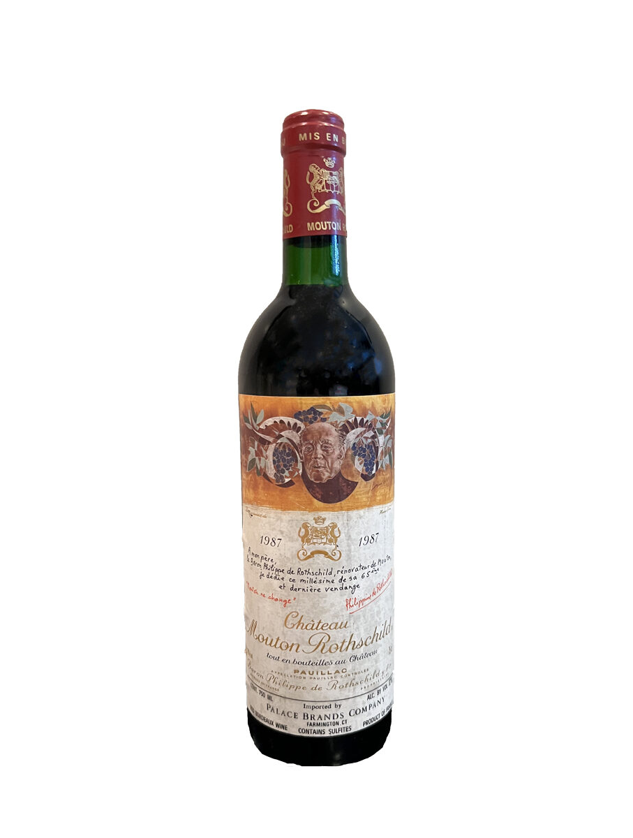 Château Mouton Rothschild 1987, Pauillac, France,