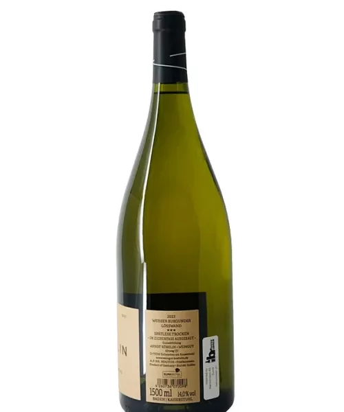 Weisser burgunder Lösswand 2023 Arndt Köbelin Magnum 1.5L