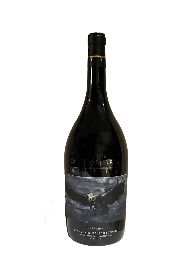 Corton Grand Cru 2014 Les Maréchaudes, Pont des arts Yan Pei Ming Magnum 1.5L